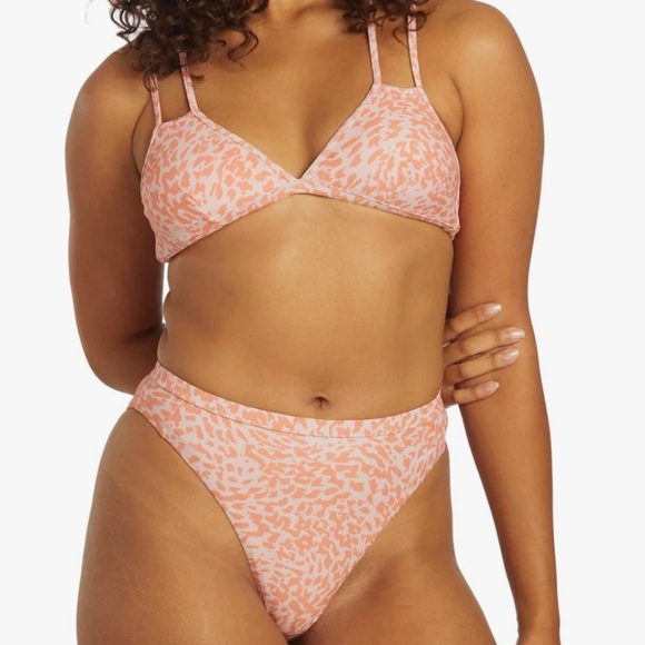 NWOT Sporti x Stef Corgel Isla Cheetah High-Waisted Cheekini Bottom - Picture 2 of 10